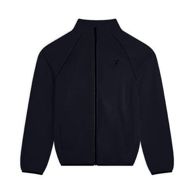 Felpa Uomo zip e Collo Alto con Maniche Raglan