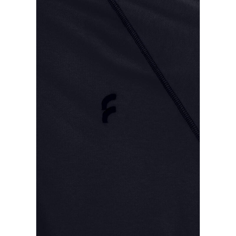 Sweat-shirt homme zippé et col montant avec manches raglan