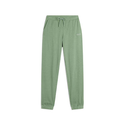 Pantaloni joggers da donna in tessuto jersey waffle