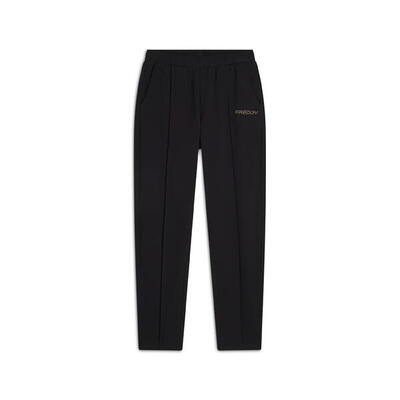 Pantaloni slim fit in jersey con cucitura centrale