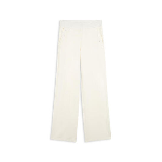 Pantalon confortable coupe droite et orné de paillettes