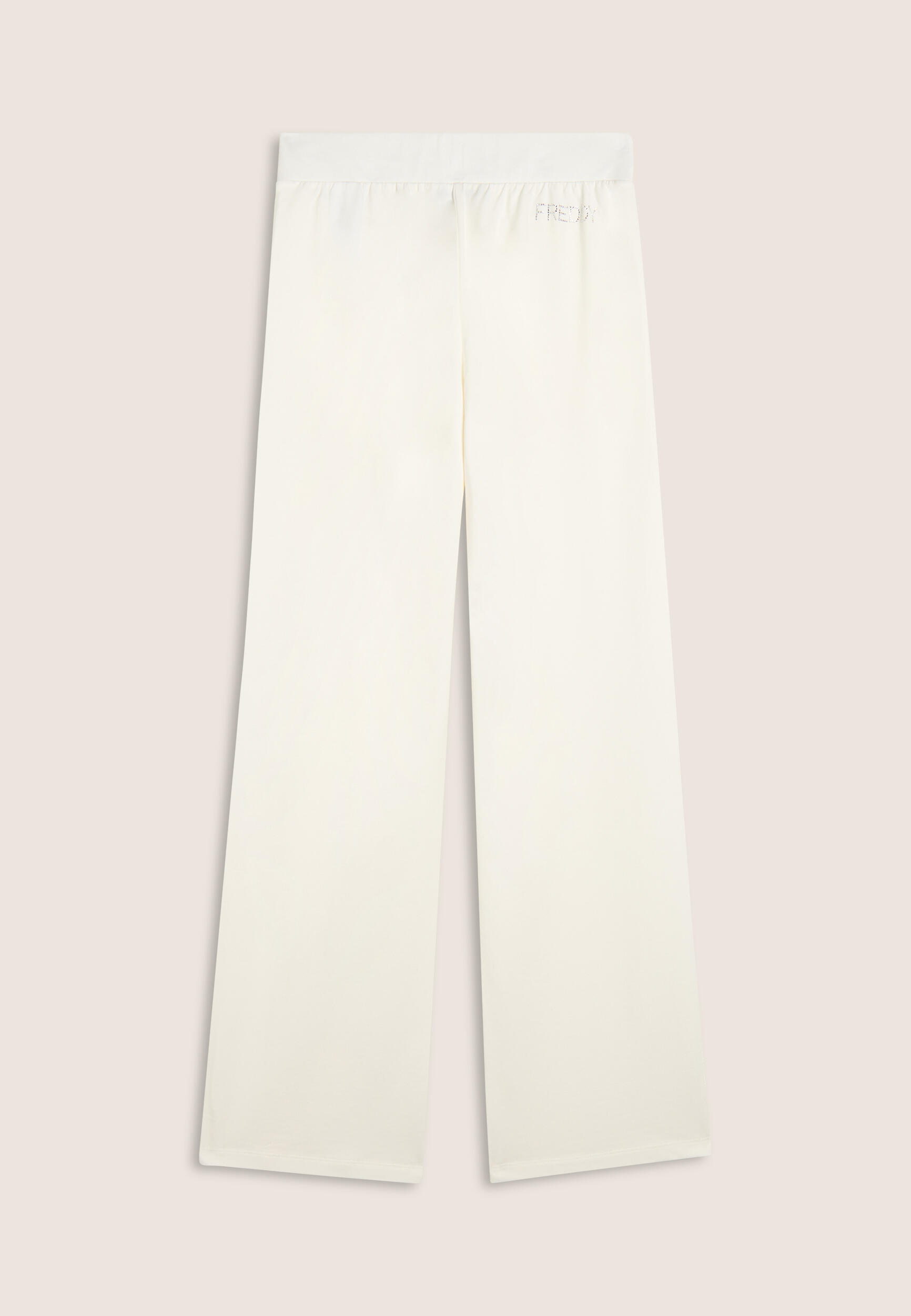 Pantaloni Comfort Fit con gamba dritta e Dettagli in Strass 2/3
