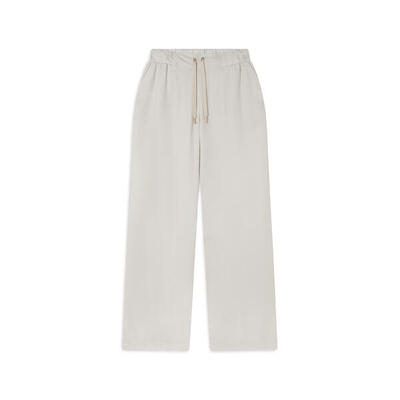 Pantaloni wide leg in Twill di Lyocell