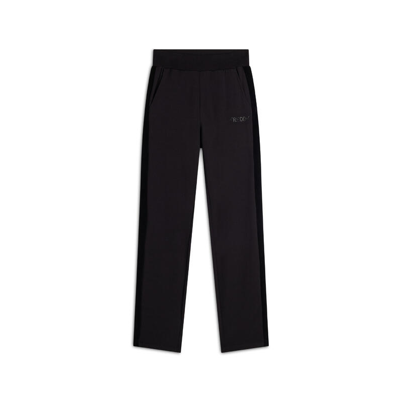 Pantalon pour femme en molleton de viscose avec bandes de velours