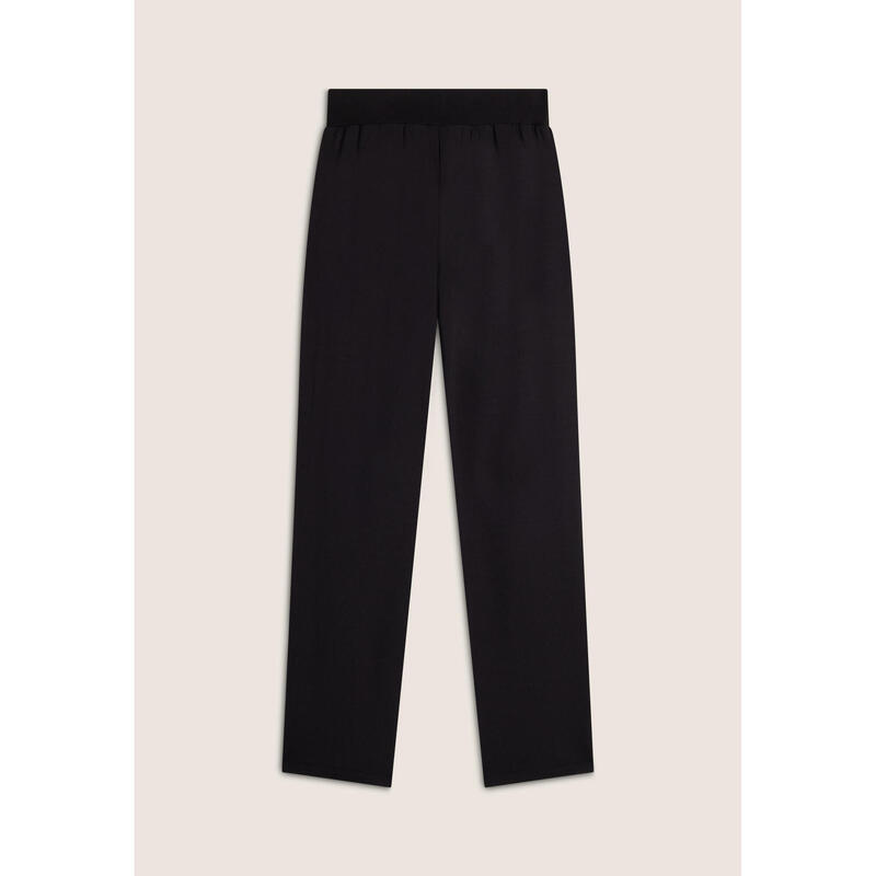 Pantalon pour femme en molleton de viscose avec bandes de velours