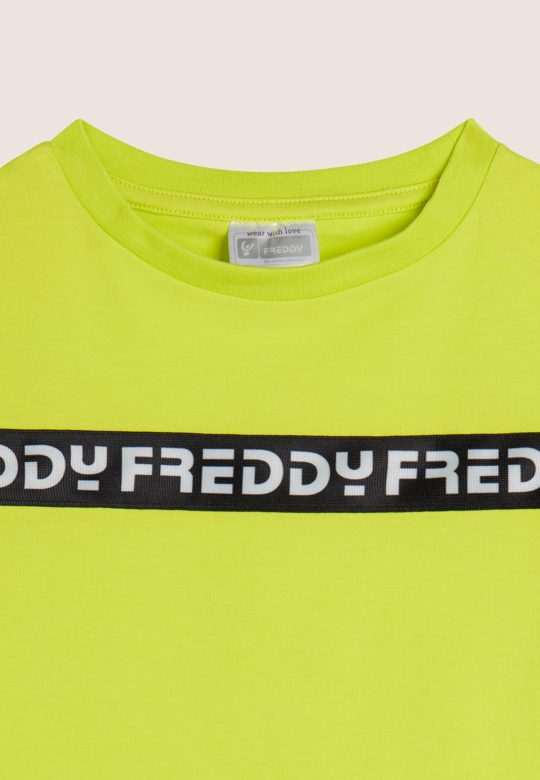 T-shirt Bambina manica corta con banda logo FREDDY 3/3