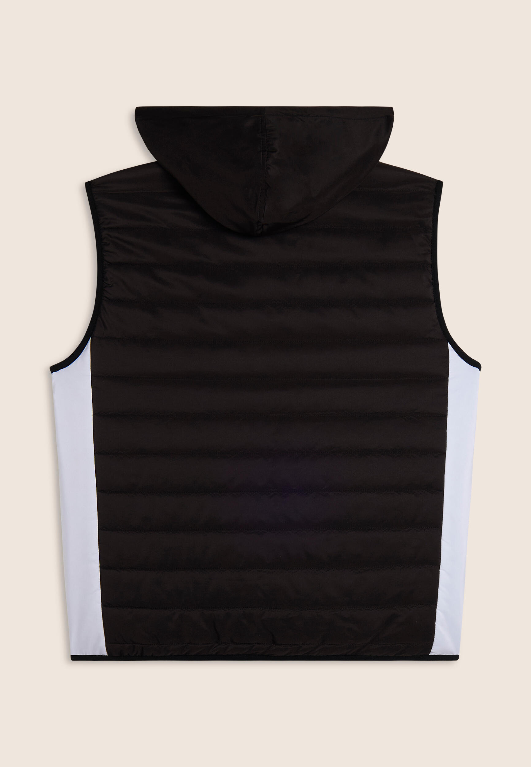 Gilet imbottito con cappuccio e zip 2/3