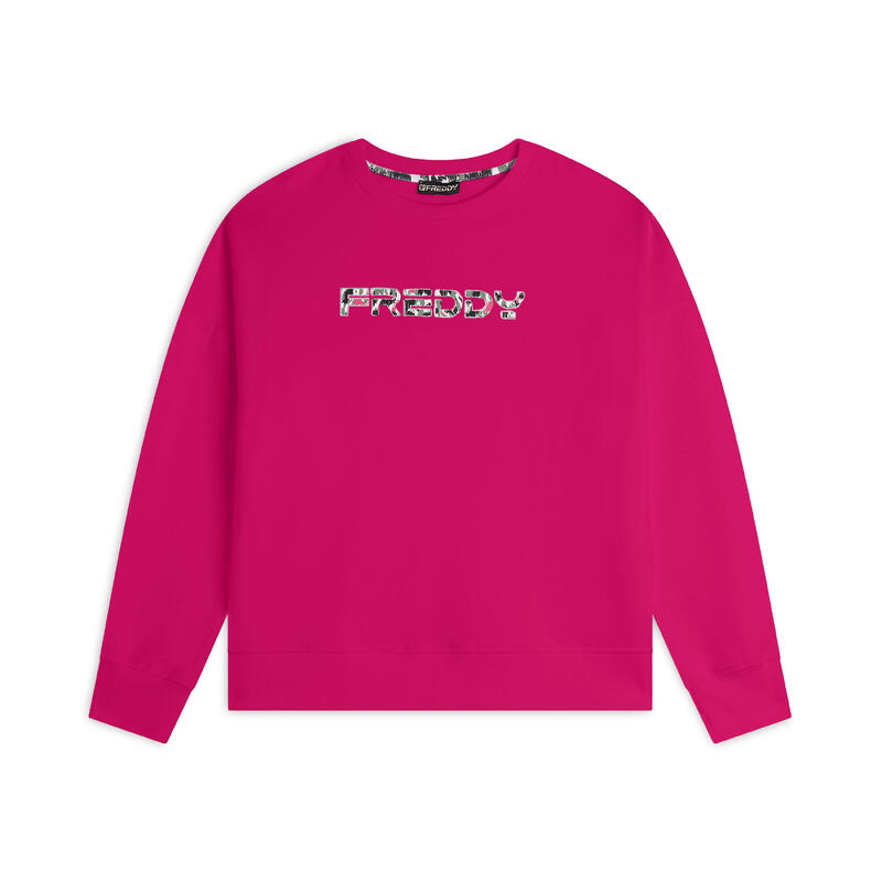 Sweat-shirt à capuche confortable pour femmes avec logo tacheté