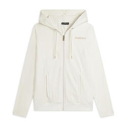 Sweat-shirt en jersey avec fermeture à glissière et capuche TIME TO SHINE