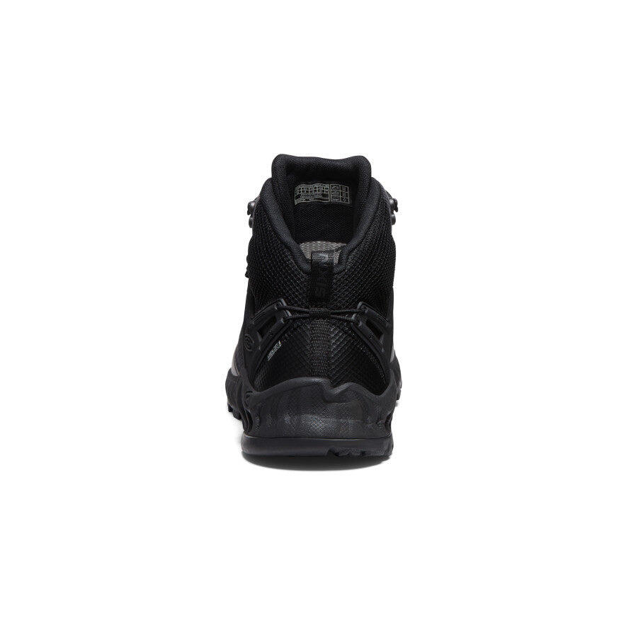 MEN'S KEEN HIKING SHOES - NXIS EVO MID WP - TRIPLE BLACK