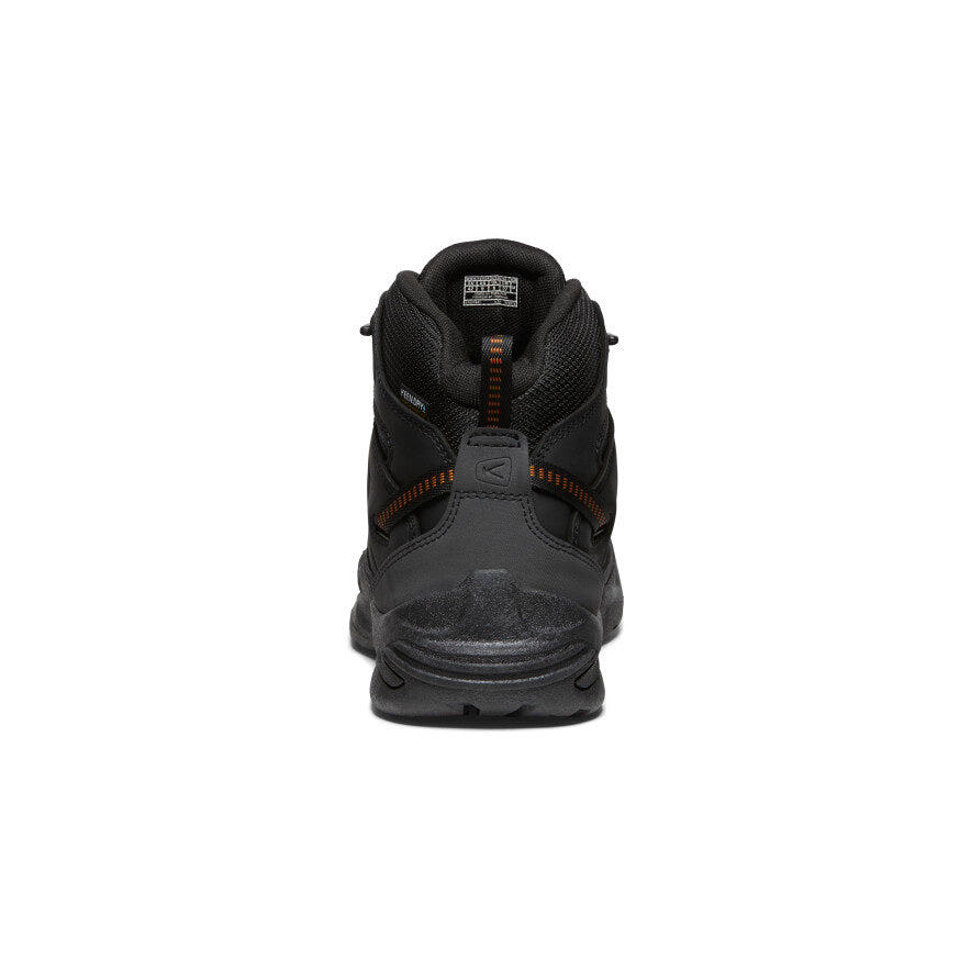 MEN'S KEEN HIKING SHOES - CIRCADIA MID WP - BLACK/CURRY