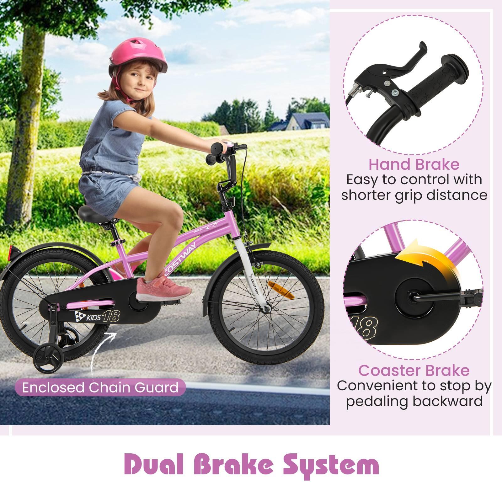 45cm Training Bike Seat Removable Training Wheels