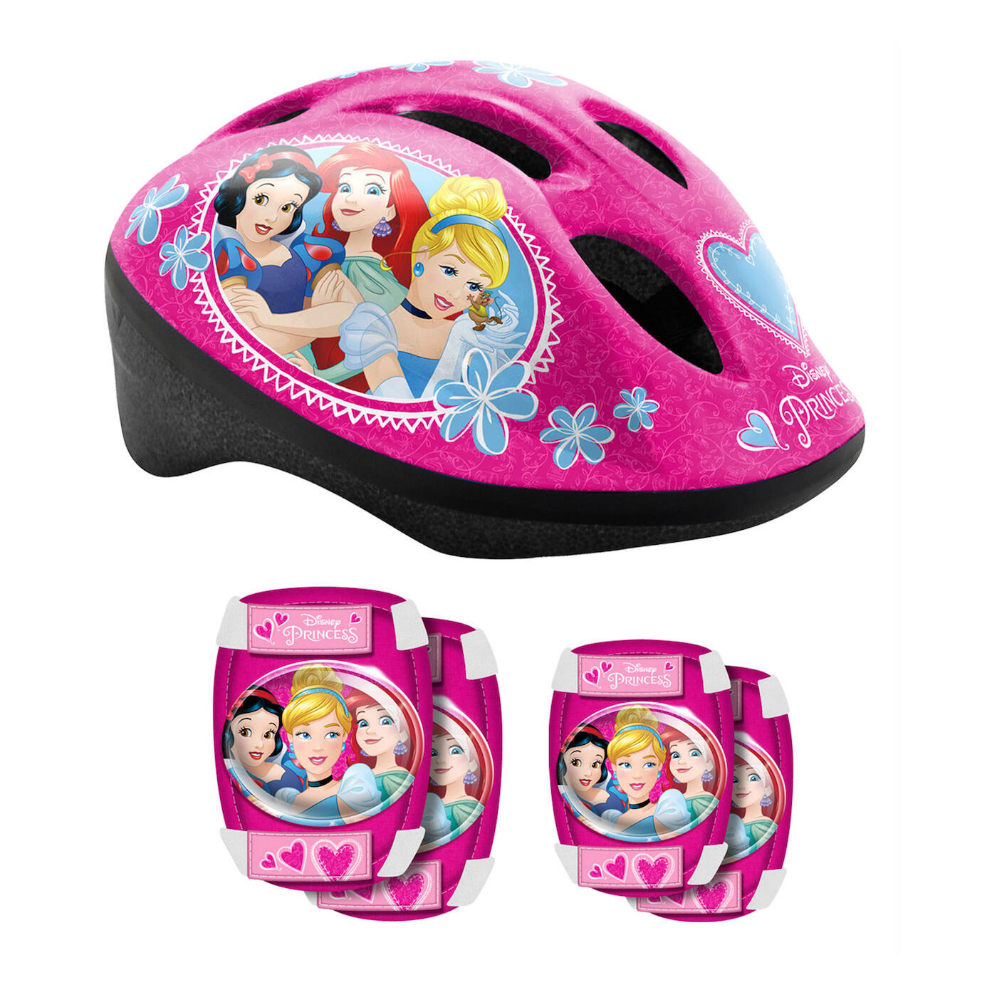 DISNEY PRINCESS Capacete e Proteções Criança Disney Princess Tam. 53-56 cm