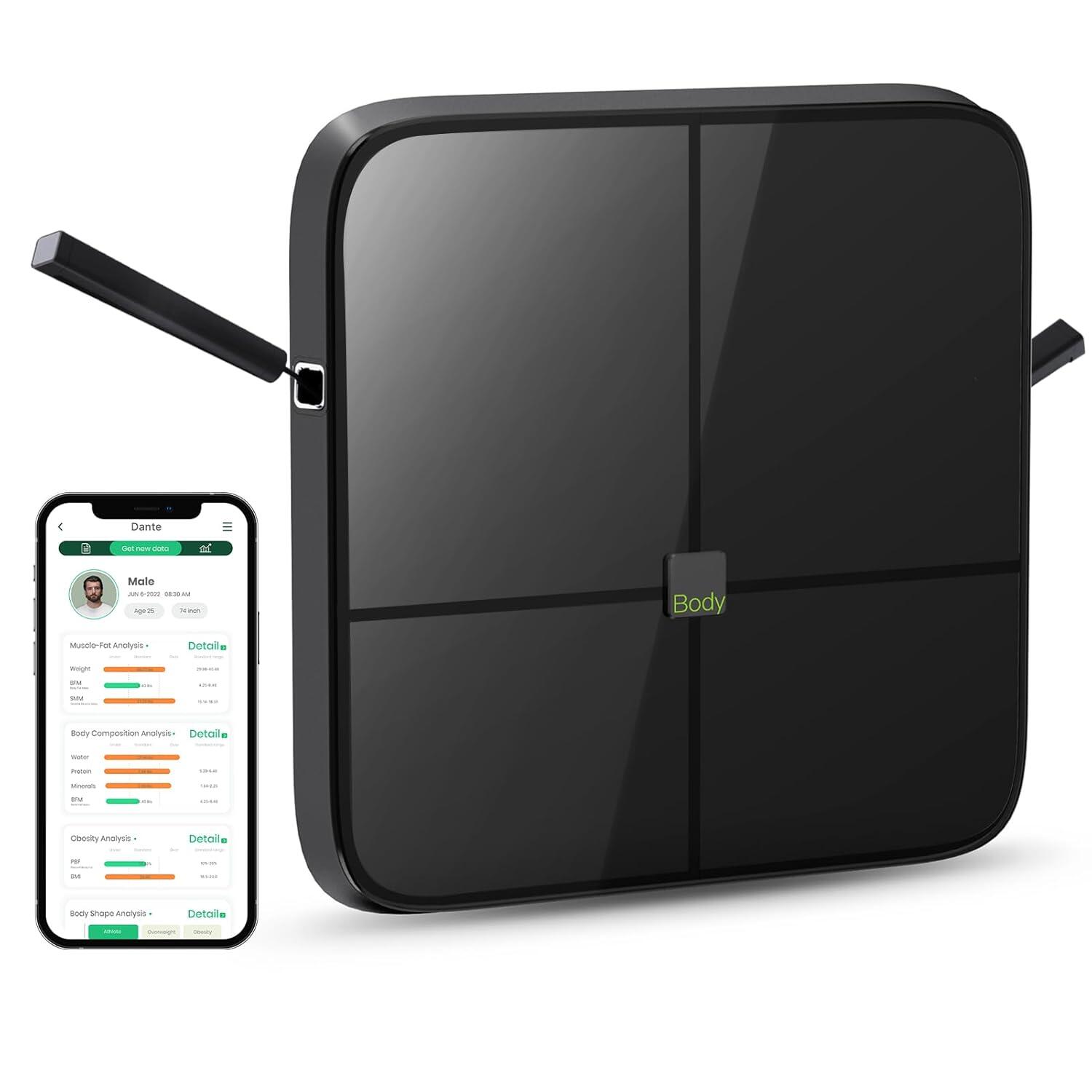 BodyPedia Bluetooth体組成計　inbody Amazon.co.jp: 体重計 体組成計 44項目全身測定可能 BodyPedia