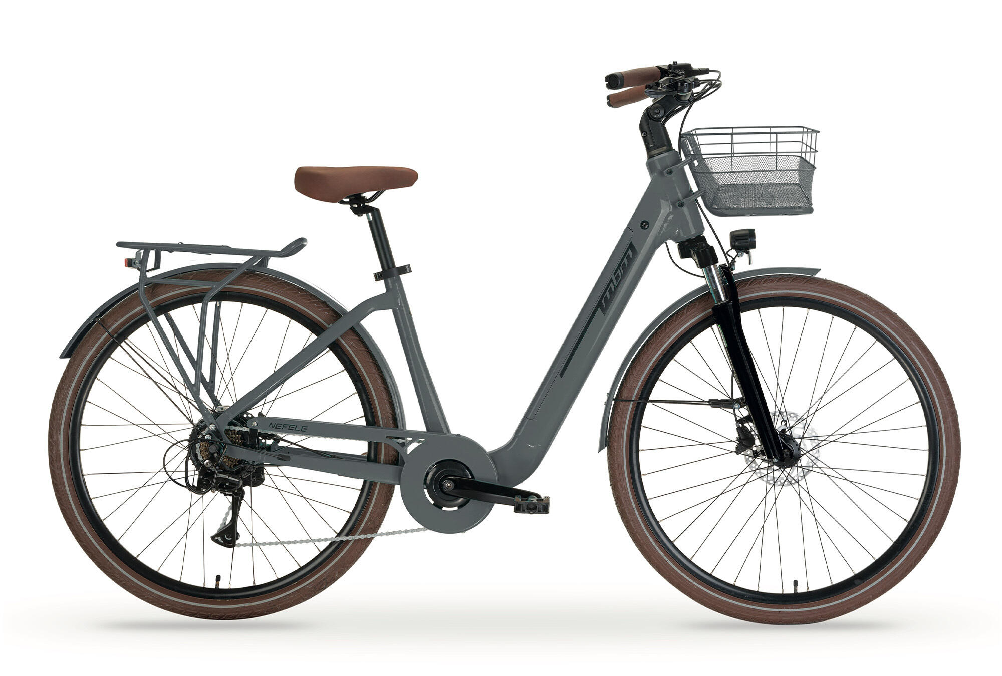 MBM MBM Elektro-Citybike NEFELE 28 Zoll, grau