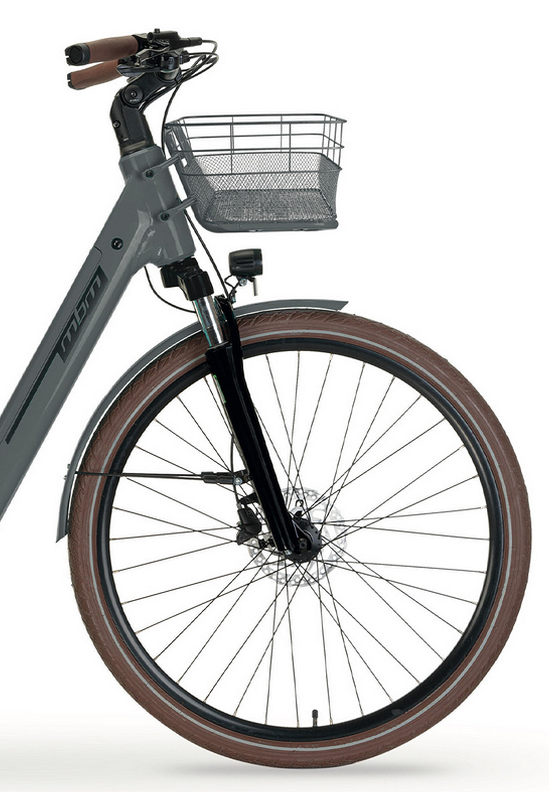 Elektro-Citybike NEFELE 26 Zoll, grau 2/4