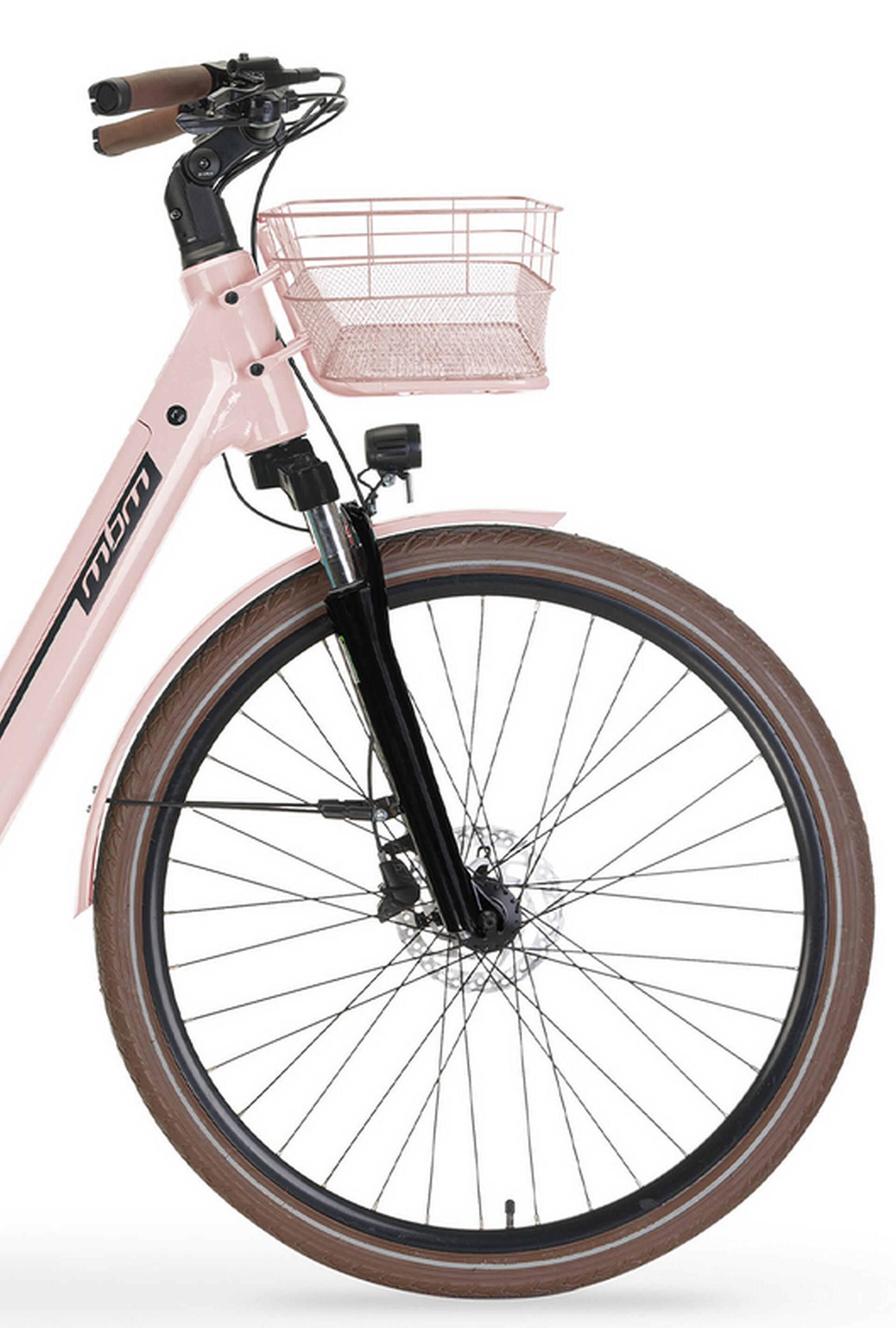 Elektro-Citybike NEFELE 26 Zoll, rosa 4/4