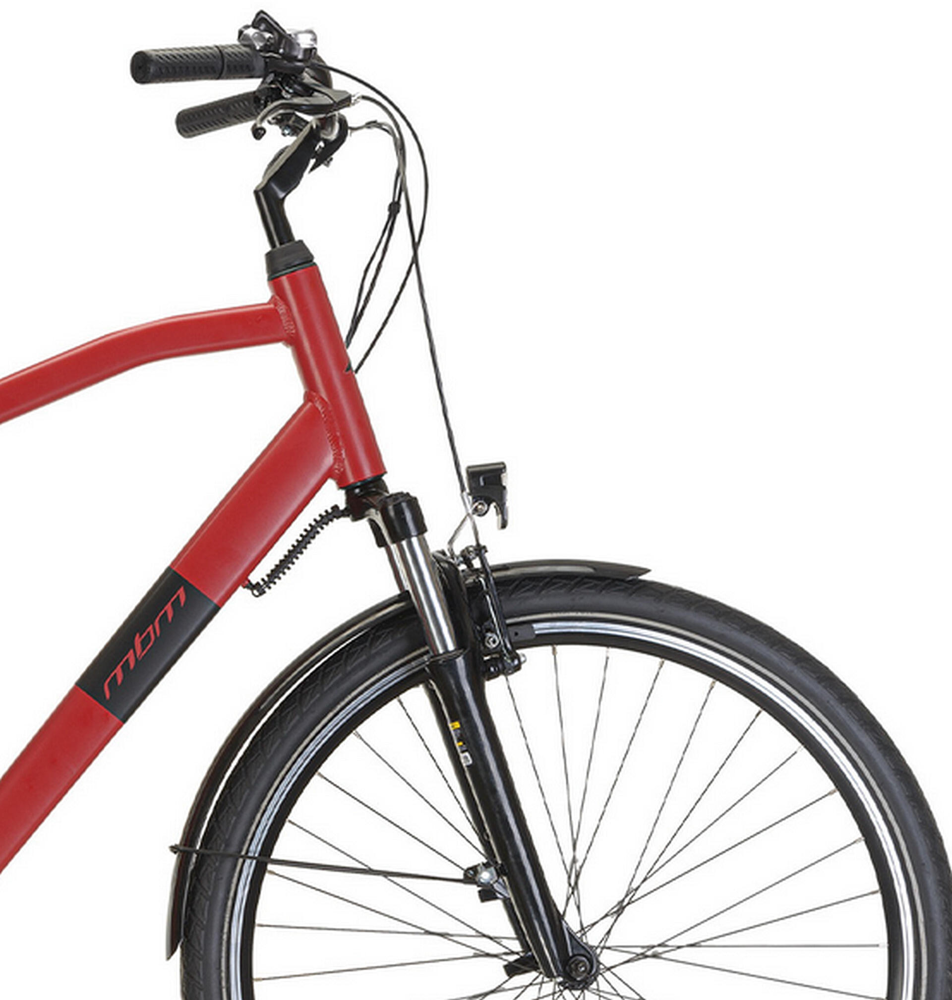 Elektro-Citybike RHEA  MAN 28 Zoll, rot 2/4