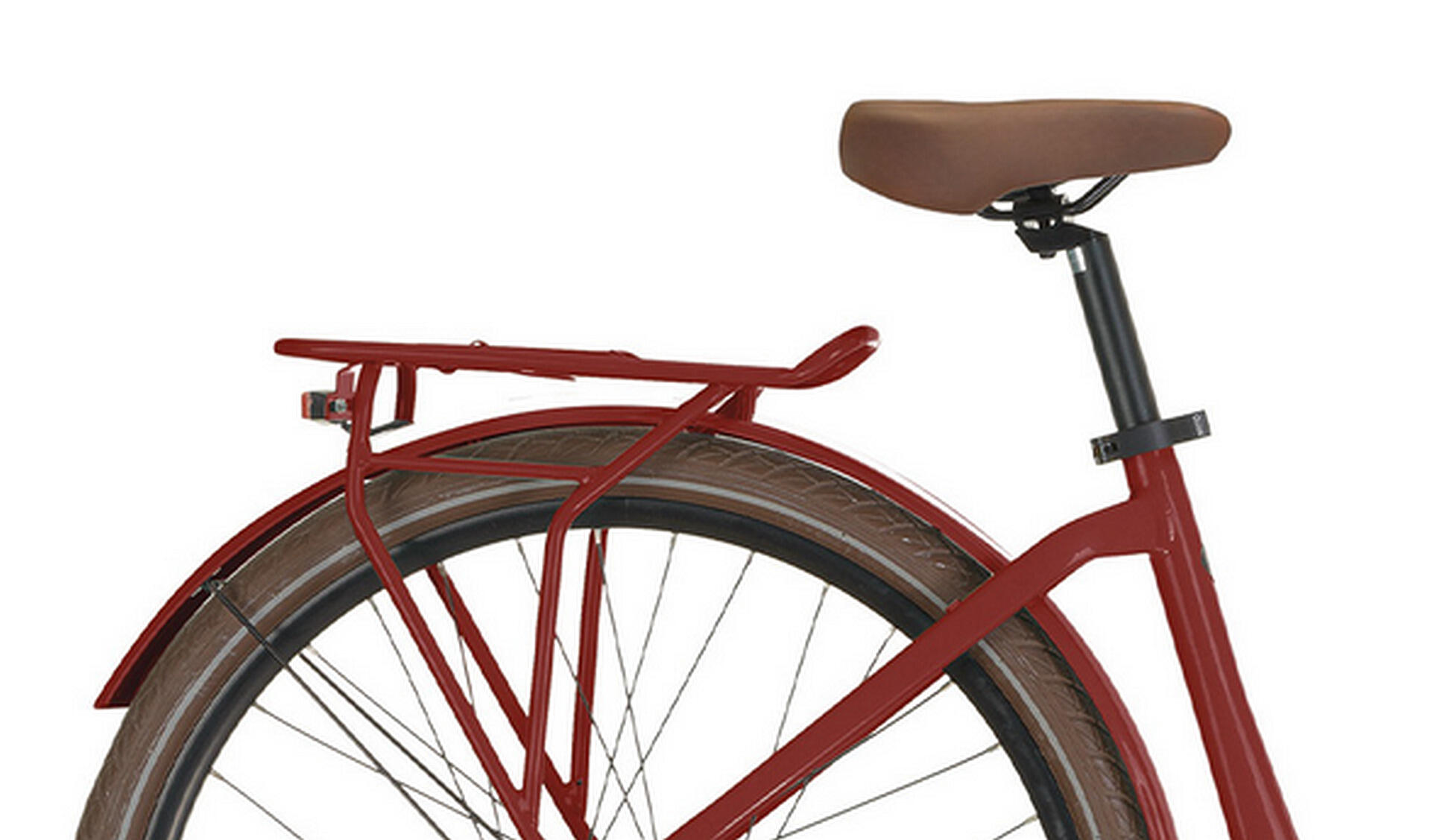 Elektro-Citybike NEFELE 26 Zoll, rot 3/4