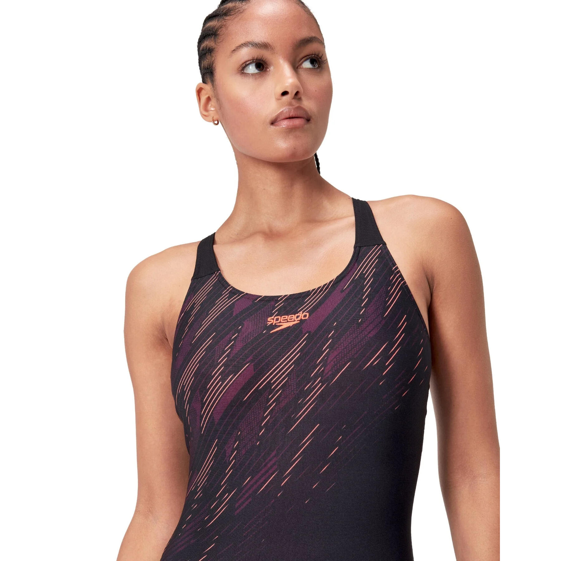 Dames zwempak uit 1 stuk Speedo Eco+ H-Boom Placement Muscleback 7/7