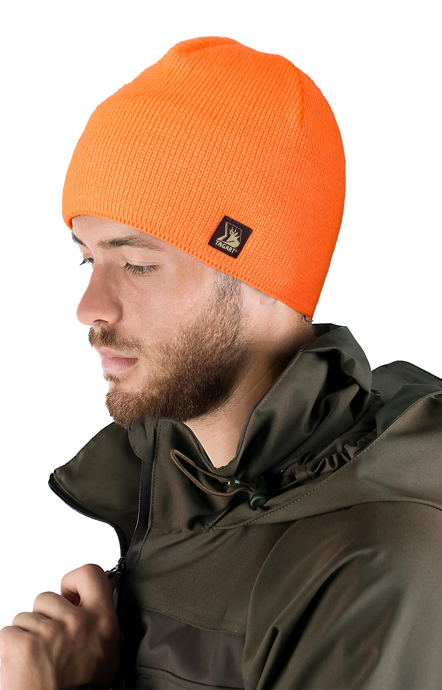 Uniex Jagdmütze Tagart Simple mit Fleece orange 1/4