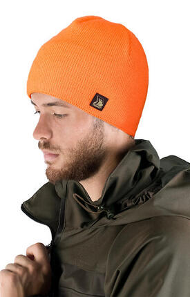 Bonnet de chasse unisexe Tagart Simple orange avec polaire
