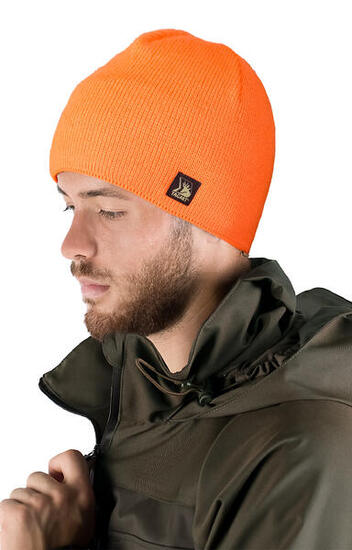 Bonnet de chasse unisexe Tagart Simple orange avec polaire