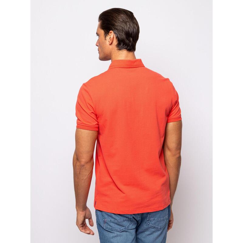 Tricou cu mânecă scurtă, cu guler, pentru bărbați DRAGON
