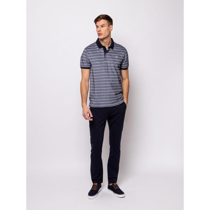 Tricou cu mânecă scurtă, cu guler, pentru bărbați DOLEN