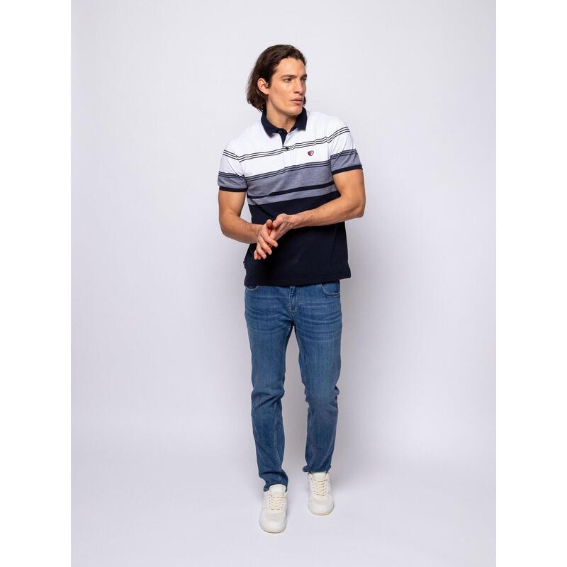 Tricou cu mânecă scurtă, cu guler, pentru bărbați DOREK