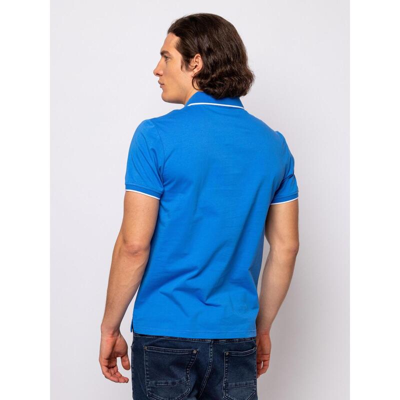Tricou cu mânecă scurtă, cu guler, pentru bărbați DAVENPORT