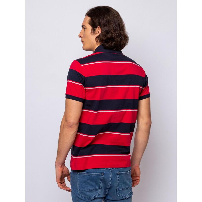 Tricou cu mânecă scurtă, cu guler, pentru bărbați DURAD