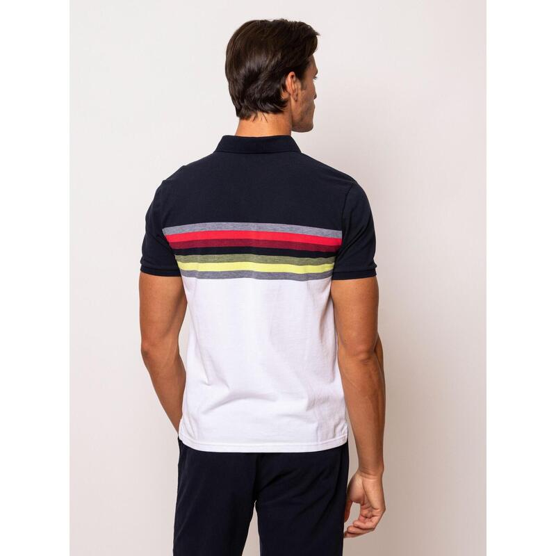 Tricou cu mânecă scurtă, cu guler, pentru bărbați DEXTER