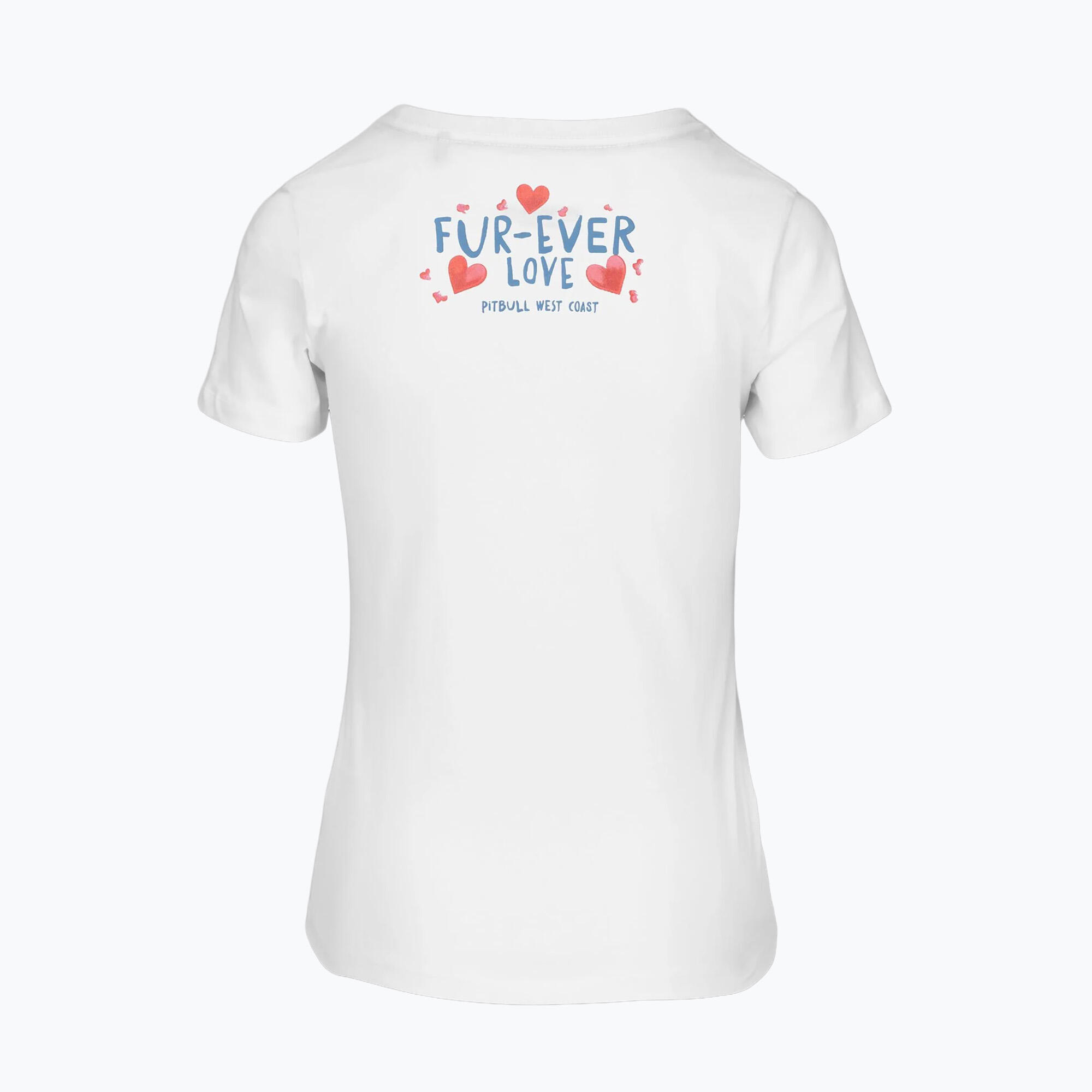 T-shirt femme Pitbull Fur Ever Love 2/5