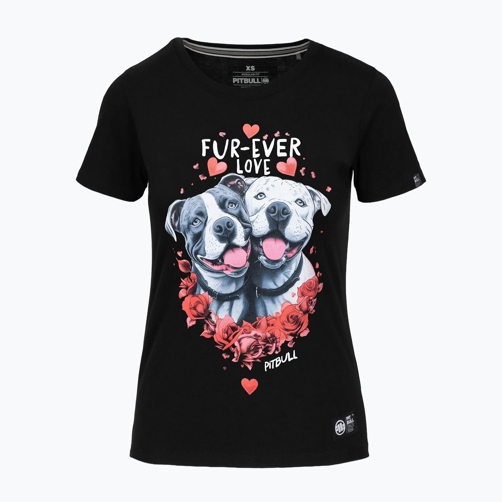 Tricou damă Pitbull Fur Ever Love