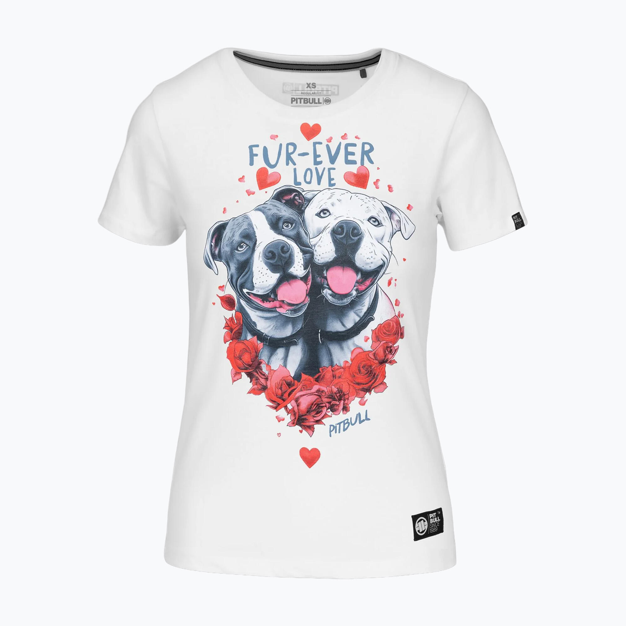T-shirt femme Pitbull Fur Ever Love 1/5