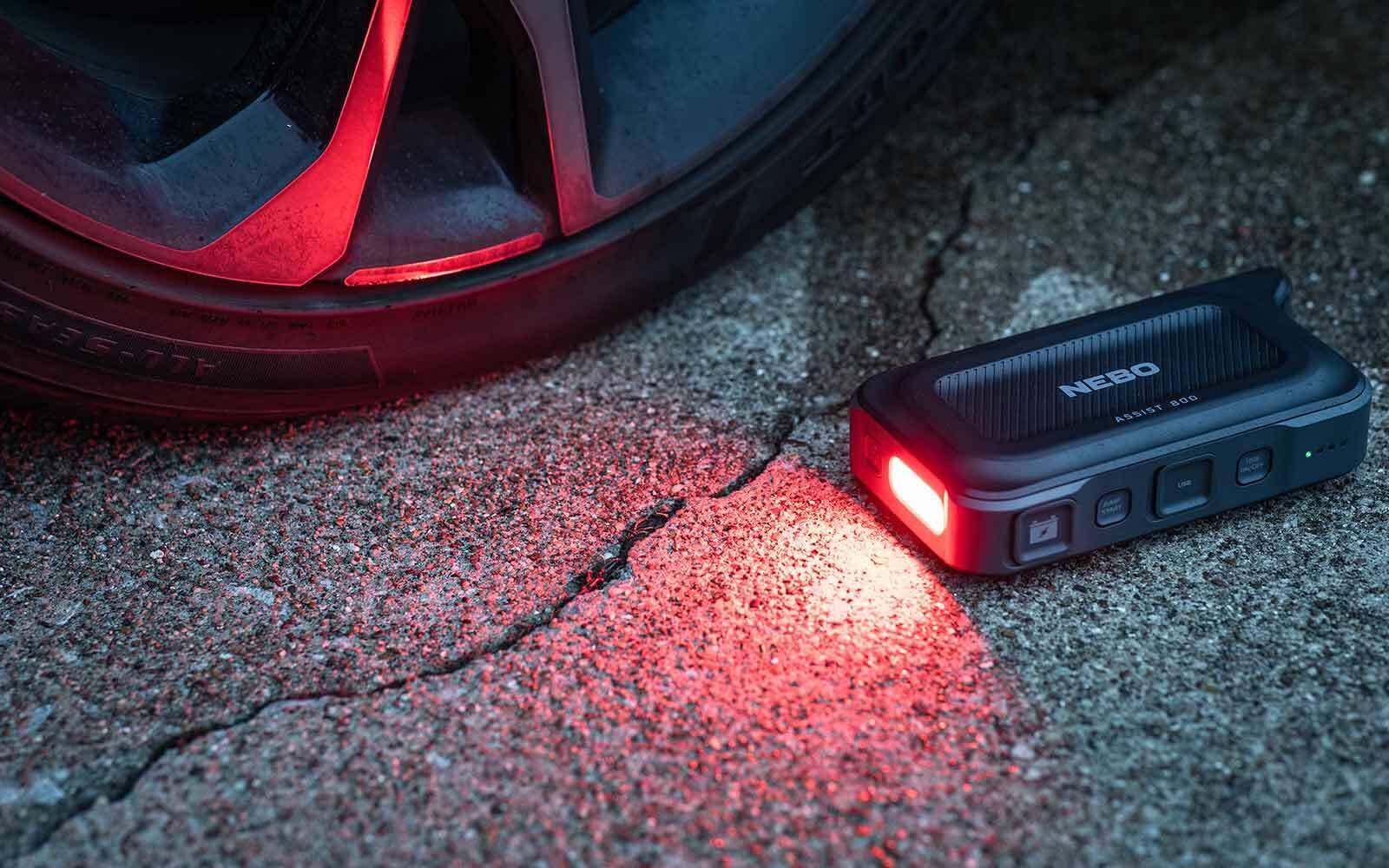 NEBO Assist 800 – Booster Démarrage + Compresseur 8 bars - Fonction powerbank 5/7