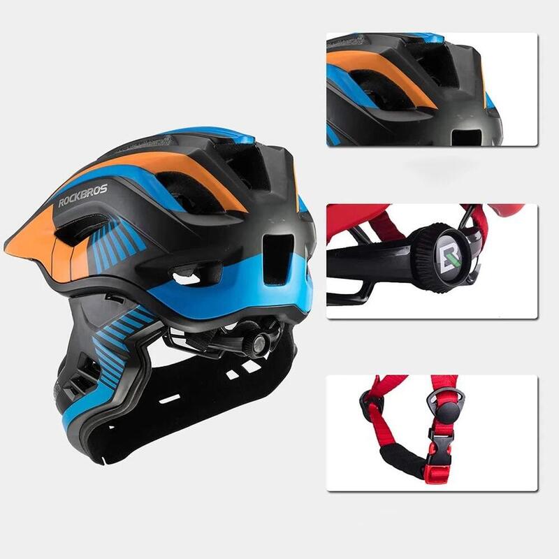 Casque de vélo pour enfant  avec mentonnière amovible