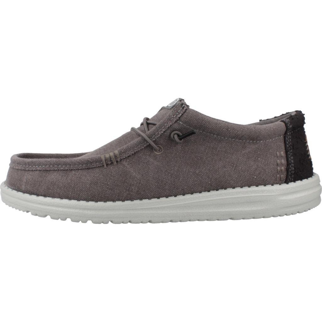 Sneakers Hey Dude Model Wally Workwear Kleur Grijs 2/5