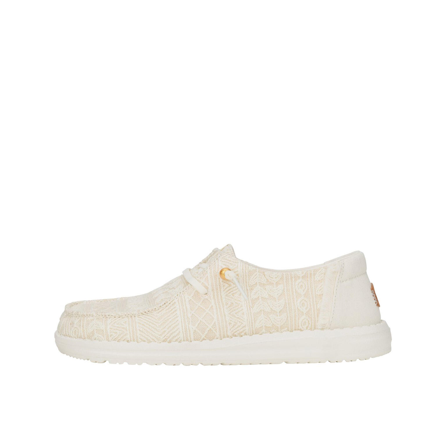 Pro Brands - Hey Dude Modèle Wendy Crochet Lace Couleur Blanc - Baskets - Jaune - 39 - Decathlon