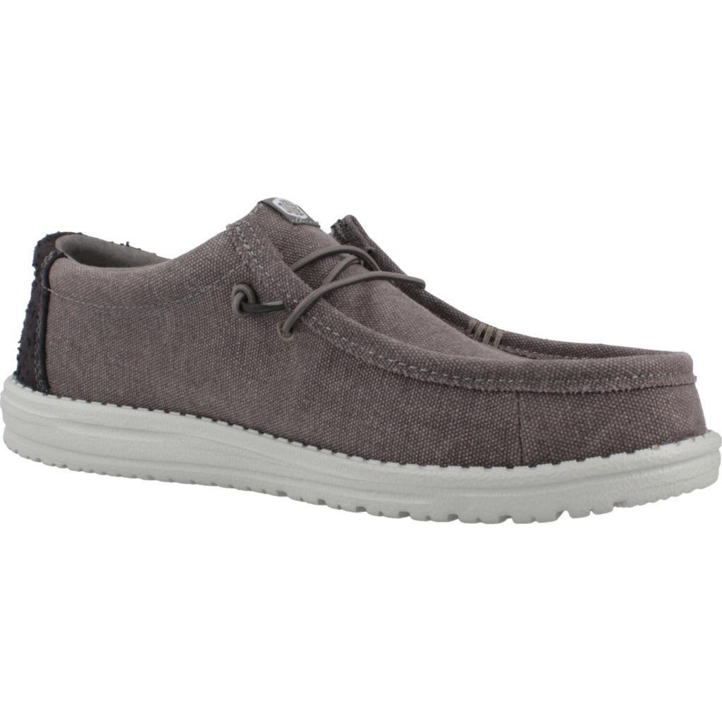Sneakers Hey Dude Model Wally Workwear Kleur Grijs 5/5
