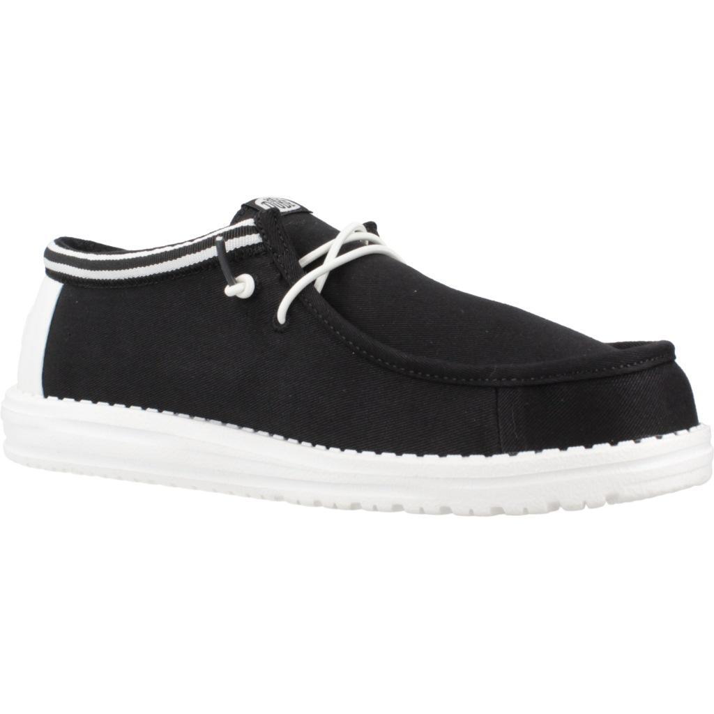 Baskets Hey Dude Modèle Wally Letterman Couleur Noir 5/5
