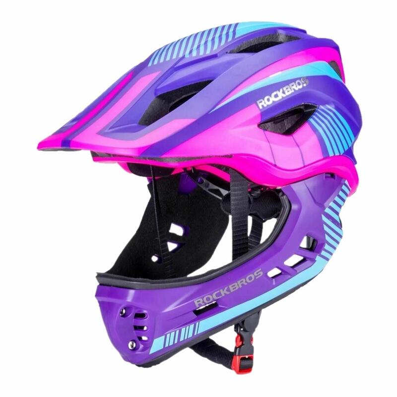 Casque de vélo pour enfant  avec mentonnière amovible
