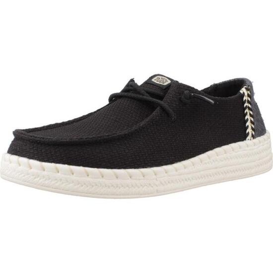 Hey Dude Modell Wendy Espadrille Woven Farbe Schwarz