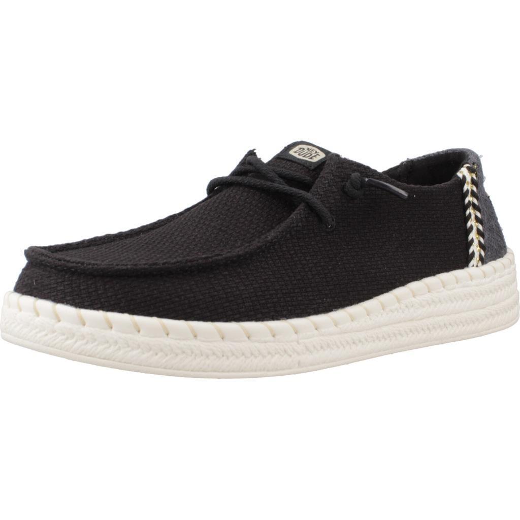 Pro Brands - Hey Dude Modèle Wendy Espadrille Woven Couleur Noir - Baskets - Noir - Decathlon