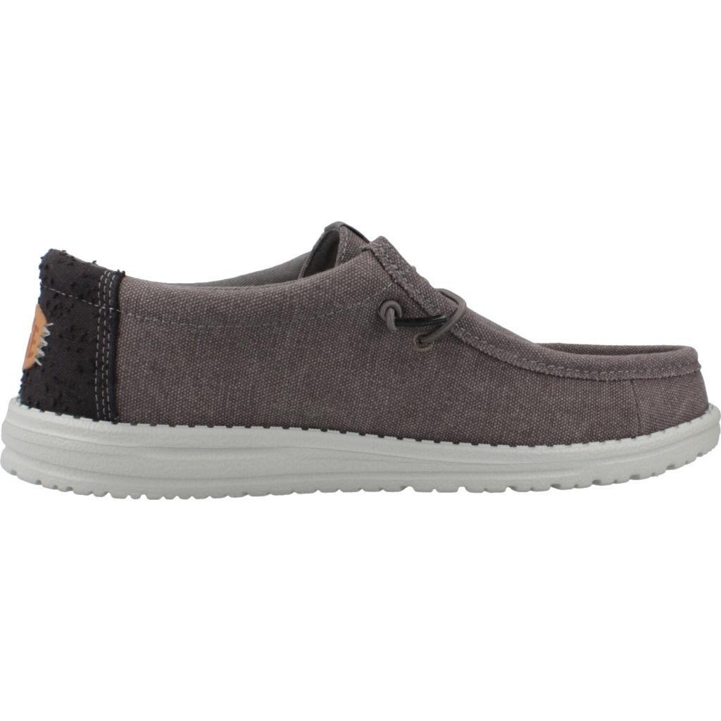 Sneakers Hey Dude Model Wally Workwear Kleur Grijs 4/5