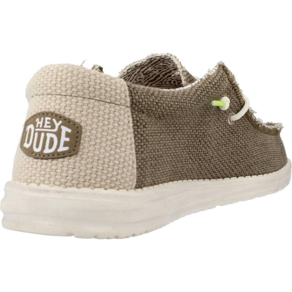 Baskets Hey Dude Modèle Wally Braided Couleur Vert 3/5