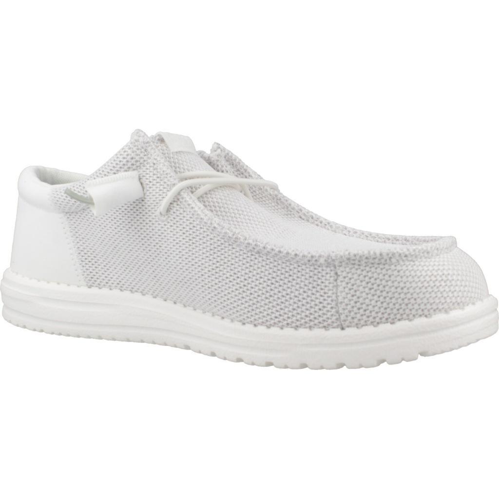 Sneakers Hey Dude Model Wally Funk Mono Kleur Wit 5/5