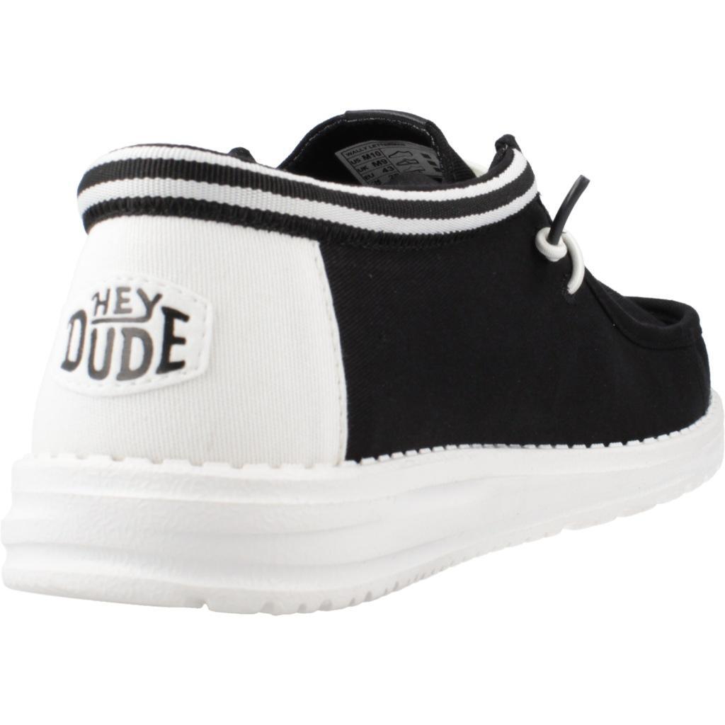 Baskets Hey Dude Modèle Wally Letterman Couleur Noir 3/5