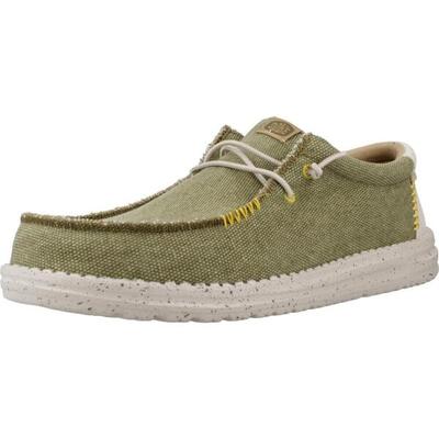 Scarpe Da Ginnastica Hey Dude Modello Wally Coastline Jute Colore Verde